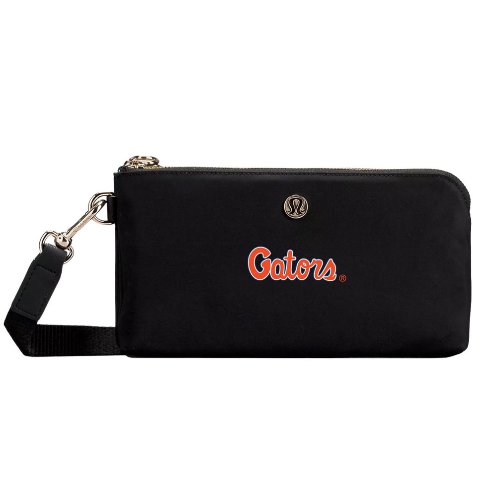 Lululemon Florida Gators True Identity Wristlet Black OS‎ New Without Tags